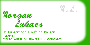 morgan lukacs business card